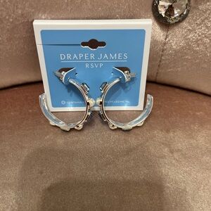 Kohl's Draper James Silver Tone Hoop Earrings